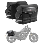 Kemimoto Motorcycle Panniers 28L Saddle Bags For Bicycle Bike Rear Tail Rack. Fixed Price $43.69.