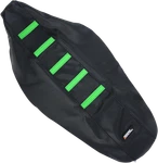 Moose Offroad Ribbed Seat Cover Black Green Ribs Kawasaki. Fixed Price $59.95.