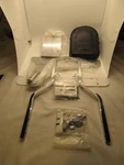 Mc Enterprises 290-22 Sissy Bar W/studded Pad Fits Suzuki VL1500 Intruder 98-04. Fixed Price $250.00.