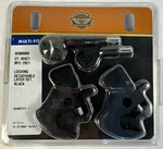 Harley Davidson Genuine Locking Detachable Latch Set Black 92800008. Fixed Price $117.00.