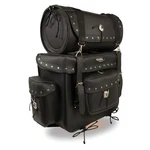 Milwaukee Leather 538 Deluxe Water-resistant Motorcycle Touring Sissy Bar Bag. Fixed Price $139.99.