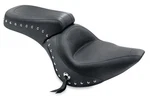 Mustang Piece Studs Seat Black Harley Softail 06-17 76401. Fixed Price $513.99.