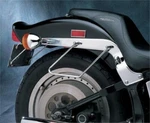 Drag Specialties DS-110858 Chrome Saddlebag Support Brackets 00-06 Fxst Flst New. Fixed Price $62.01.