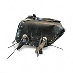 New Diamond Plate Saddle Bag Black Buffalo Leather Nwt Motorcycle. Fixed Price $30.00.
