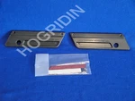 Harley Touring Electra Glide Saddlebag Latches Covers Face Plate Kit. Fixed Price $99.95.