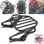 Detachable Two Up Luggage Rack Fit For Harley Road King Street Electra Glide 09+. Fixed Price $51.95.