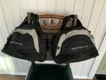 Vintage Bmw Motorrad Full Face Helmet Bag/large Size/black & Gray/shoulder Strap. Fixed Price $75.00.