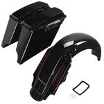 Stretched Saddlebags 6X9" Speaker Lid & Led Rear Fender For Harley Touring 93-08. Fixed Price $549.50.