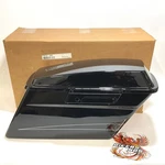 Nos Genuine Harley 2013 Down Complete Vivid Black Ps Saddlebag 91199-10DBX. Fixed Price $749.00.
