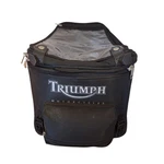Triumph Motorcycle Tank Bag Black Expandable Storage With Map Pocket. Fixed Price $33.55.