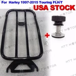 Httmt Black Solo Seat Luggage Rack + Cnc Bolt For Harley 97-15 Touring Flh/flt. Fixed Price $44.28.