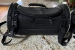 Harley Davidson Onyx Premium Luggage Bag Black With Rain Cover Reflective Piping. Fixed Price $89.99.