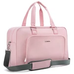 Weekender For Women, Bagsmart Travel Duffle Overnight 27L, Baby Pink. Fixed Price $45.99.