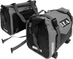 Rka Rugged Motorcycle Saddlebags 30L Ea Black/grey Pair Luggage. Fixed Price $119.87.