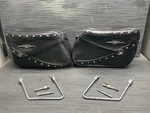 2006 Suzuki Boulevard 800 C50 Saddlebags, Luggage Oem #1726. Fixed Price $125.00.