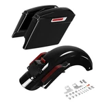 5" Stretched Extended Saddlebag & Led Rear Fender For Harley Touring Glide 14-UP. Fixed Price $409.50.