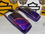 Oem 14-23 Genuine Harley Touring Right Left Saddlebag Lids Voodoo Purple. Fixed Price $79.95.