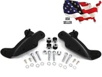 New Black Harley Davidson Four 4 Point Docking Detachable Sissy Bar Touring Flhx. Fixed Price $39.97.