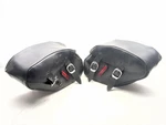02-06 Harley Davidson Vrod Vrsca Rear Left Right Leather Saddlebag Set. Fixed Price $241.92.