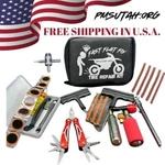 Dirt Bike Tire Repair Kit Tube Patch Plug CO2 Cartridge Inflation Yamaha Pmsutah. Fixed Price $27.94.