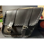 Willie & Max Compact Braided Slant Saddlebag 58707-20. Fixed Price $150.00.