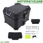 All-carb 45L Motorcycle Top Box Waterproof Trunk Luggage Storage Case With Lock. Fixed Price $69.14.