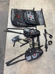 Tusk Traverse Pannier Bags W/ 2 Dry Duffels. Fixed Price $160.00.