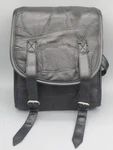 Diamond Plate Buffalo Leather Black Patchwork Sissy Bar Motorcycle Bag. Fixed Price $31.25.