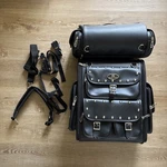 Saddlemen Desperado EX2200S Sissy Bar Bag W/studded Roll EX000263. Fixed Price $129.99.