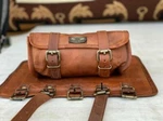 Bag Leather Side Pouch Panniers Seat Cover+tool Motorcycle Saddle. Fixed Price $60.78.