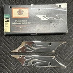 1993-2013 Harley Davidson Flame Billet Saddlebag Latch Kit Genuine. Fixed Price $199.00.