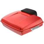Candy Orange Razor Pack Trunk Chopped Backrest For Harley Touring 93-13. Fixed Price $319.95.