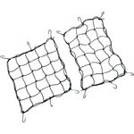 Drag Specialties Cargo Net - 12" X 17" 6 Hook Black. Fixed Price $11.39.