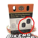 New Genuine Harley Large Black Pack Rear Docking Hardware Cover Kit 48223-10. Fixed Price $30.60.