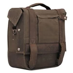 Burly Brand Dark Oak Waxed Canvas Saddlebag B15-1000D. Fixed Price $252.95.