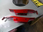 99-07 Harley Davidson Klock Werks Red Bagger Rear Fillers Flt Flh. Fixed Price $99.99.