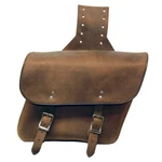 Saddlebag Brown Left Side Throw-over Leatherworks 404T X3. Fixed Price $152.99.
