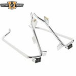 Chrome Saddlebag Bracket Supports Fit For Harley Touring Flhxse Fltrxse 2009-13. Fixed Price $68.99.