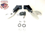 New Set Holdfast Sissy Bar Luggage Rack Locking Latch Harley Breakout 52300514. Fixed Price $78.88.