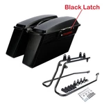 Hard Saddlebags W/ Conversion Bracket Kit Fit For Harley Softail 1984-2017. Fixed Price $229.99.