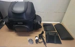 Kuryakyn Motorcycle Sissy Bar Luggage Trunk Tail Bag Black Touring Lock. Fixed Price $99.00.