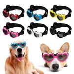 Heart Shaped Pet Sunglasses Adjustable Goggles For Dogs Cat Puppy Eye Protection. Fixed Price $14.99.