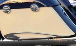 Genuine Indian Motorcycles Pinnacle Saddlebag Protector Rails Chrome 2880917-156. Fixed Price $449.99.