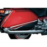 Kuryakyn Saddlebag Swoops - Chrome Red Lenses 3232. Fixed Price $350.45.