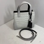 Genuine River Brand Crocodile Shoulder Bag.. Fixed Price $350.00.