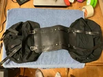 Harley Davidson Sportster Evo Shovel Fx Roll-up Canvas/leather Saddlebags Usa. Fixed Price $80.00.