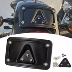 Curved Laydown License Plate Mount Bracket For Harley Sportster Dyna Softail. Fixed Price $18.25.