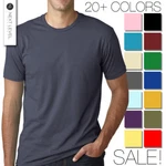 Next Level Apparel Premium Crew Neck T-shirt Mens Soft Fitted Basic Tee 3600. Fixed Price $8.95.