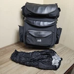 Black Large Tourmaster Giant Sissy Bar Luggage Travel Motorcycle Bags + Rain Cov. Fixed Price $75.99.