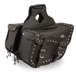 Milwaukee Leather SH66401ZB Black Large 'studded And Braided' Zip-off Pvc Throw. Fixed Price $149.99.